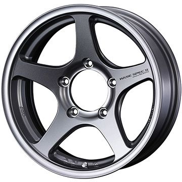 【新品】ジムニーシエラ 夏タイヤ ホイール４本セット 215/70R16 ブリヂストン デューラー A/T002 OWL/RBL ウェッズ ハセスペック2 16インチ :arktire 16701 132760 43450 43450:アークタイヤ