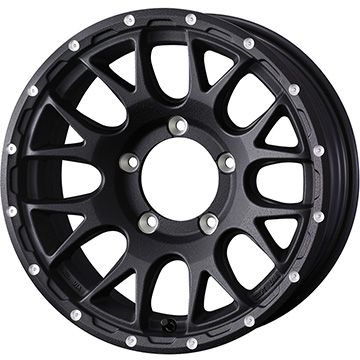 【新品】ジムニーシエラ オールシーズンタイヤ ホイール4本セット 195/80R15 グリップマックス SUREGRIP A/S NANO(限定) ウェッズ マッドヴァンス 08 15インチ｜ark-tire