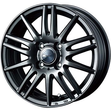 165/55R14 夏タイヤ ホイール４本セット ミレバー ハーモニック MP247(限定) ウェッズ ザミック ティート 14インチ