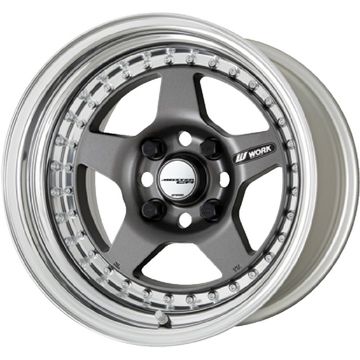 185/60R15 夏タイヤ ホイール４本セット (4/100車用) GRIPMAX インセプション A/TII RWL(限定) ワーク マイスター CR01 15インチ :arktire 1901 141781 43064 43064:アークタイヤ