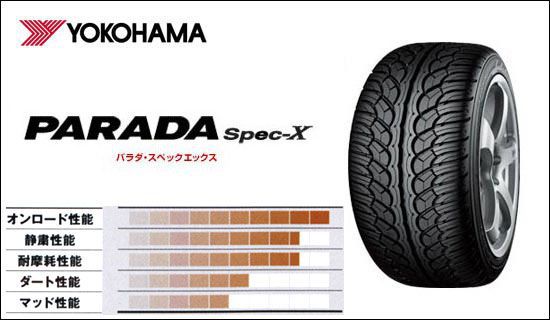 305/40R22 夏タイヤ ホイール4本セット ランクル200 YOKOHAMA PARADA Spec-X WALD マホラ1 3P 22インチ｜ark-tire｜02