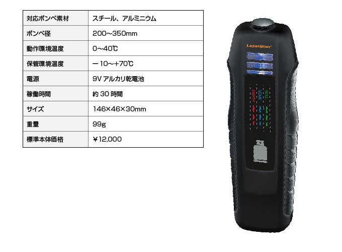 ガス残量チェック