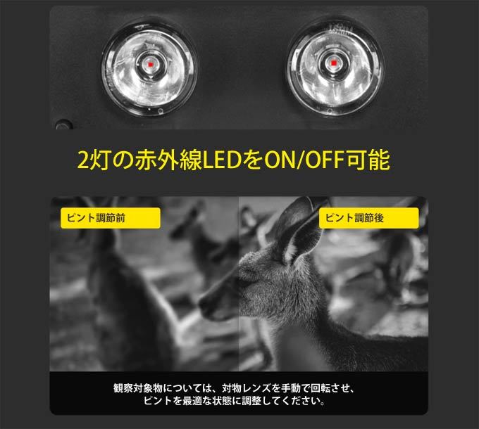 ハンドヘルド暗視モニター
