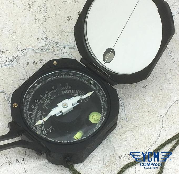 YCM ワイシーエム 陸上自衛隊採用品 トランジットコンパス