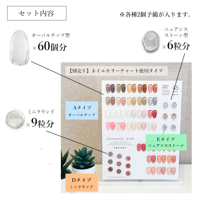 【オーダー】ネイルパーツチャート 楽天市場】ネイル カラーチャート ネコ クリア カボション 10個入り