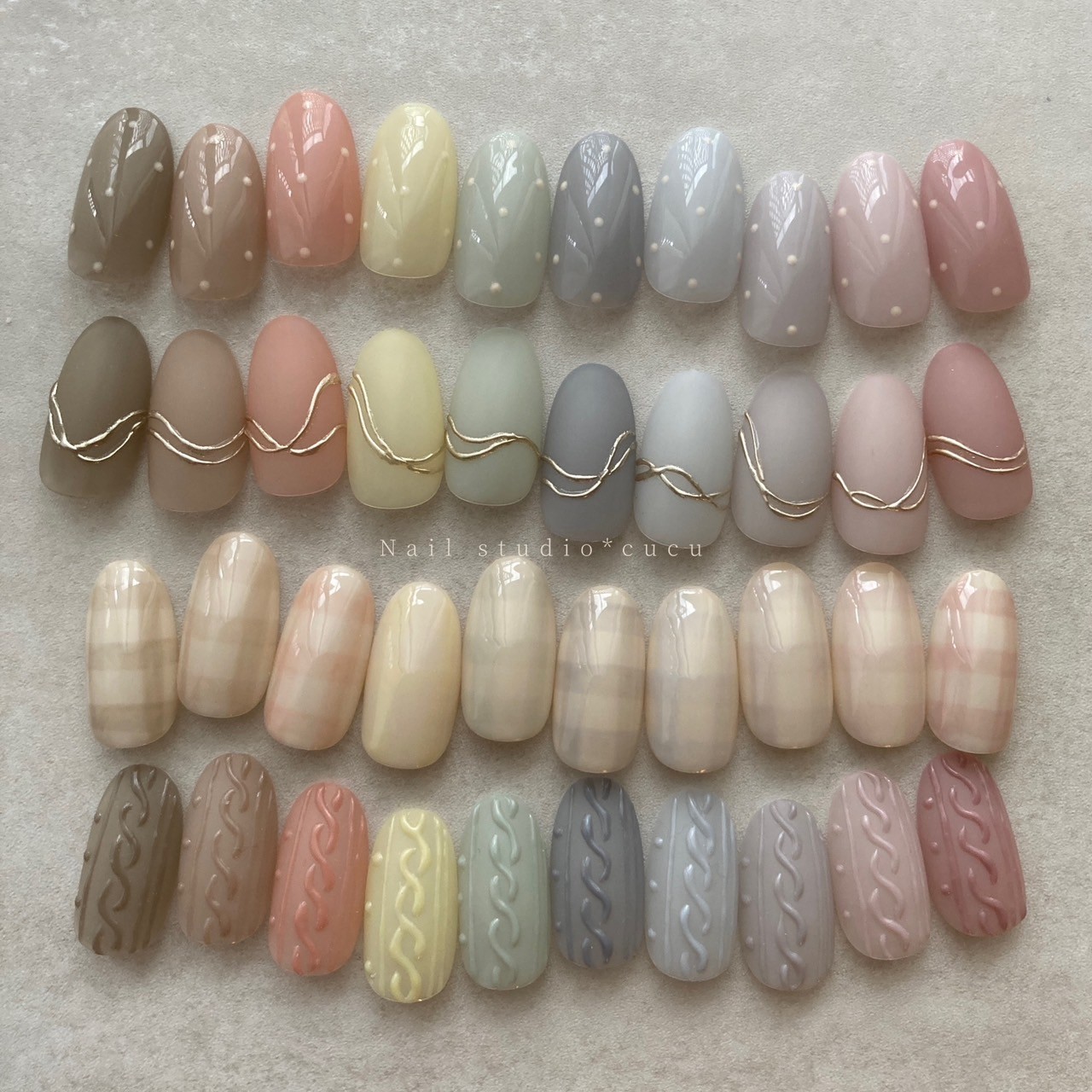 10色セット パステル】Nail studio *cucu コラボカラー コネクト