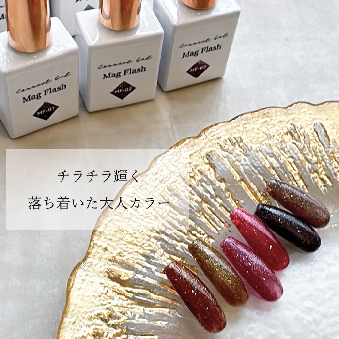 6色セット】 マグフラッシュ マグネットジェル フラッシュジェル