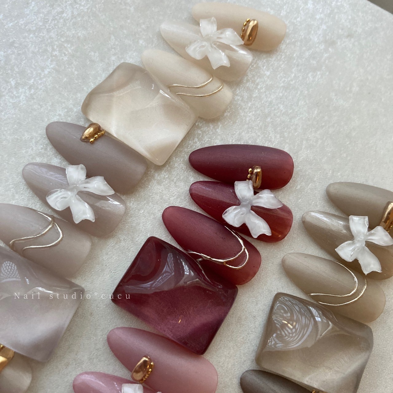 Nail studio *cucu コラボカラー【 パールカラー】10色セット 美パール