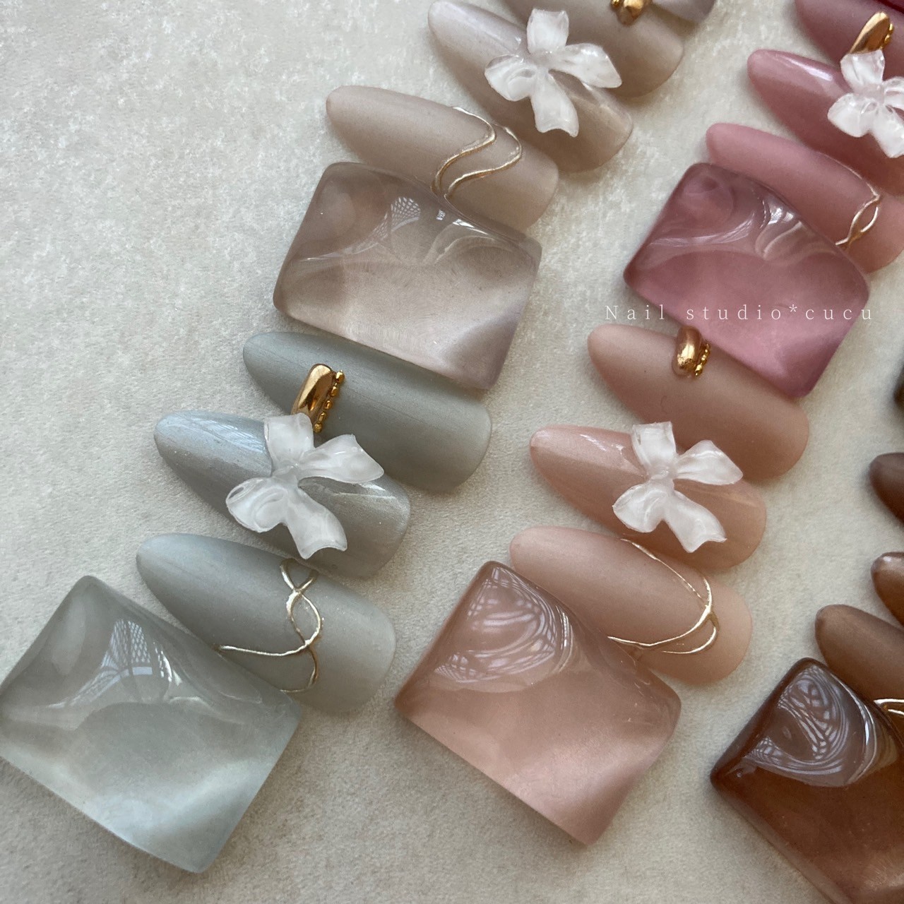 Nail studio *cucu コラボカラー【 パールカラー】10色セット 美パール