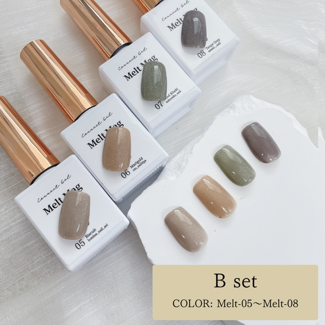 メルトマグ 】 4色セット Melt Mag マグネットジェル ネイル ジェル