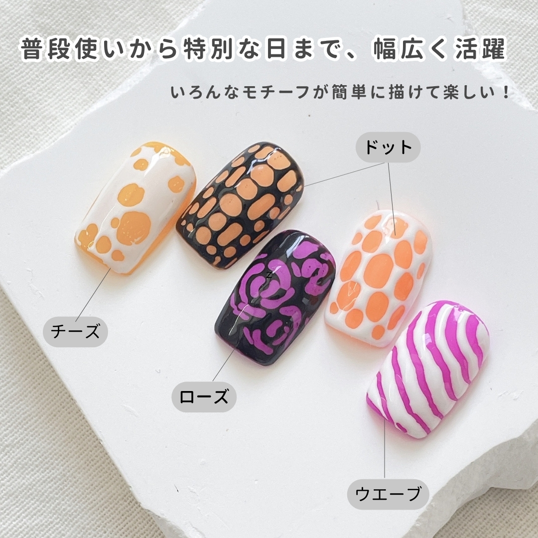 アートが浮きだすアレンジ自由 ／ウキジェル ジェルネイル 4g ベース
