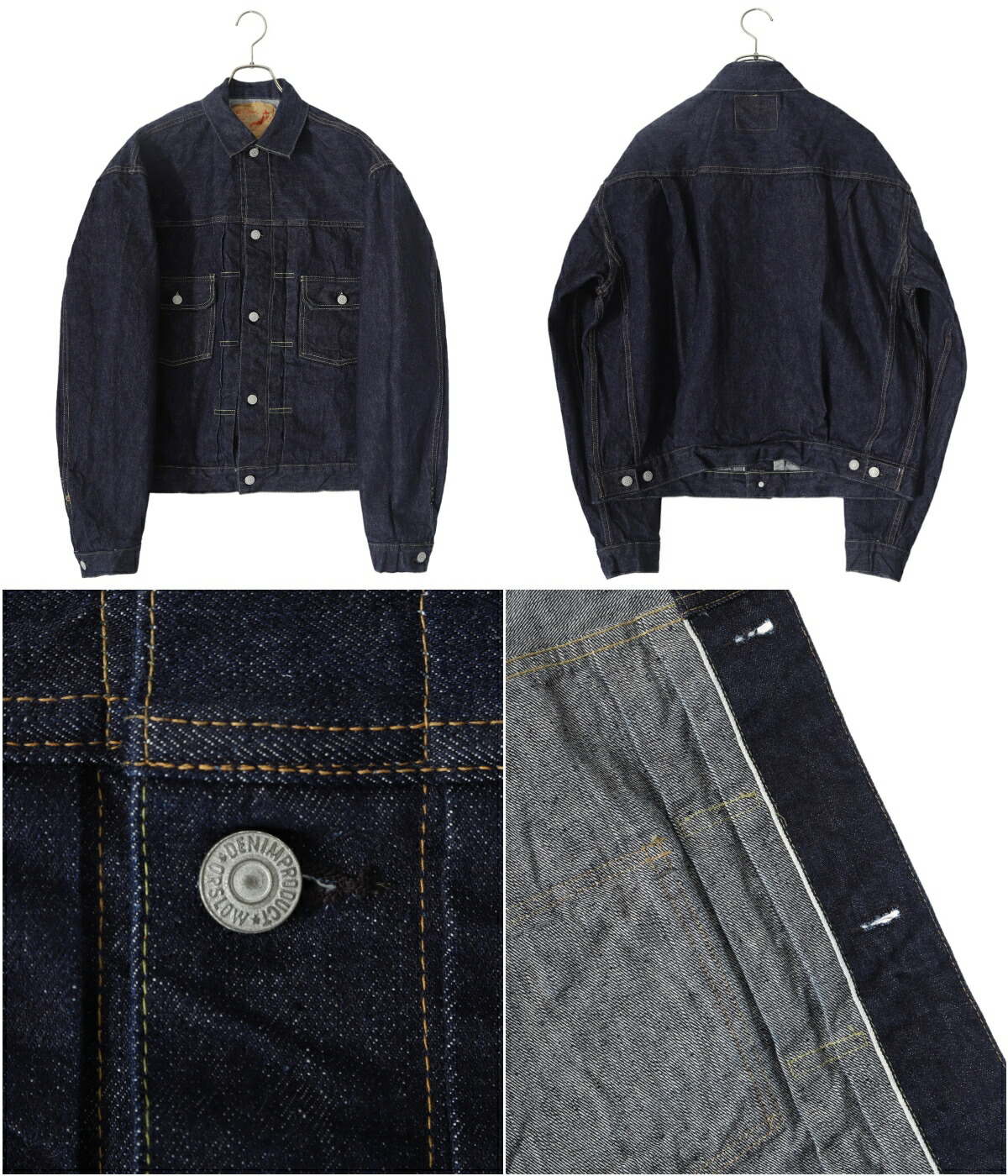 ジャケット・アウター orSlow 01-6002  50's DENIM JACKET  size4 楽天市場】orSlow オアスロウ 01-6002 50's DENIM JACKET メンズ