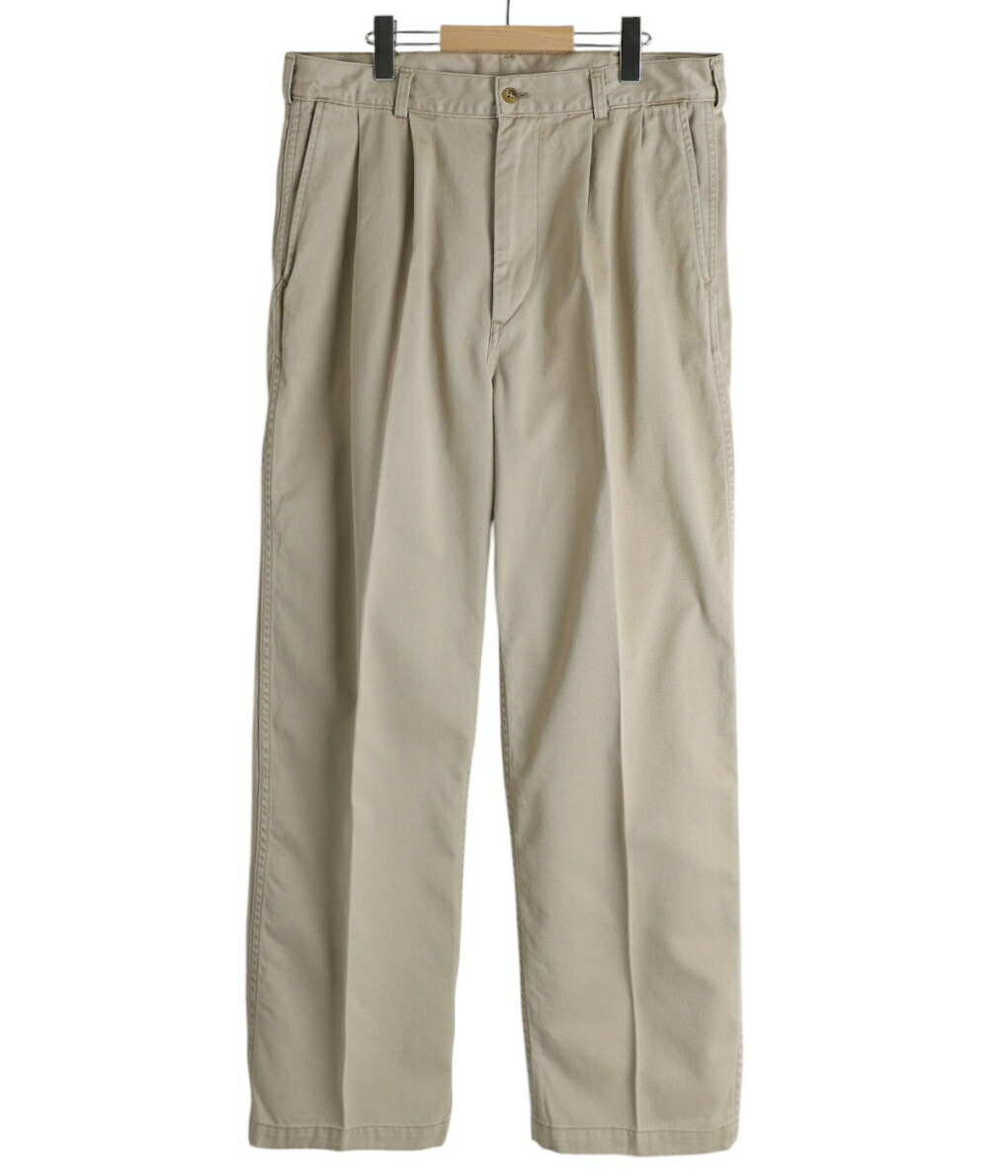 orSlow / オアスロウ ： TWO TUCK WIDE TROUSERS 03-5021-40