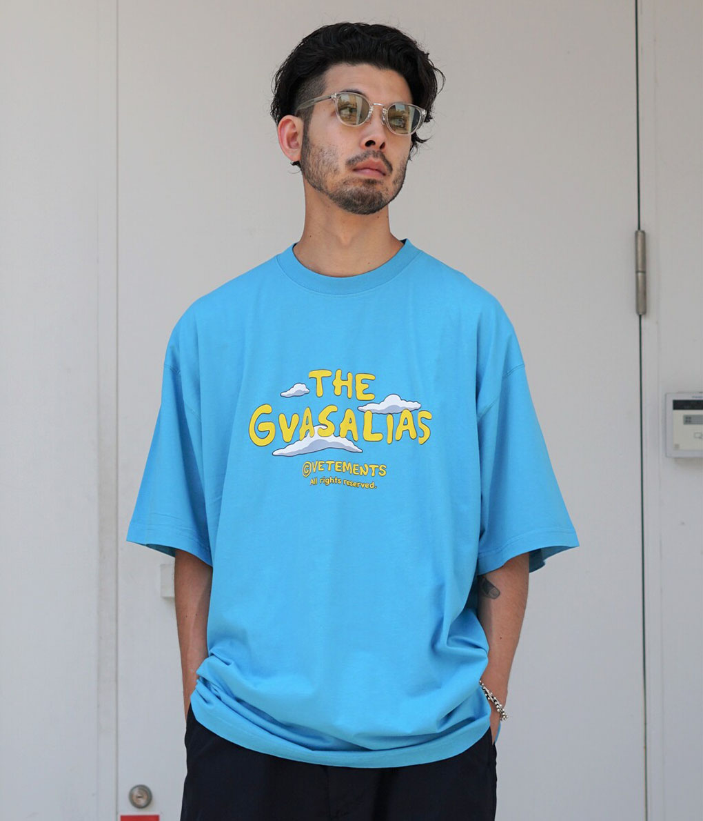 VETEMENTS / ヴェトモン ： THE GVASALIAS CARTOON LOGO T-SHIRT / 全2