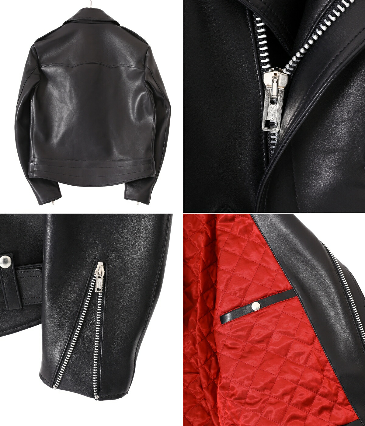 Scye / サイ ベーシックス ： Lamb Skin Leather Belted Biker Jacket ： 1122-63000 :  1122-63000 : ARKnets - 通販 - Yahoo!ショッピング