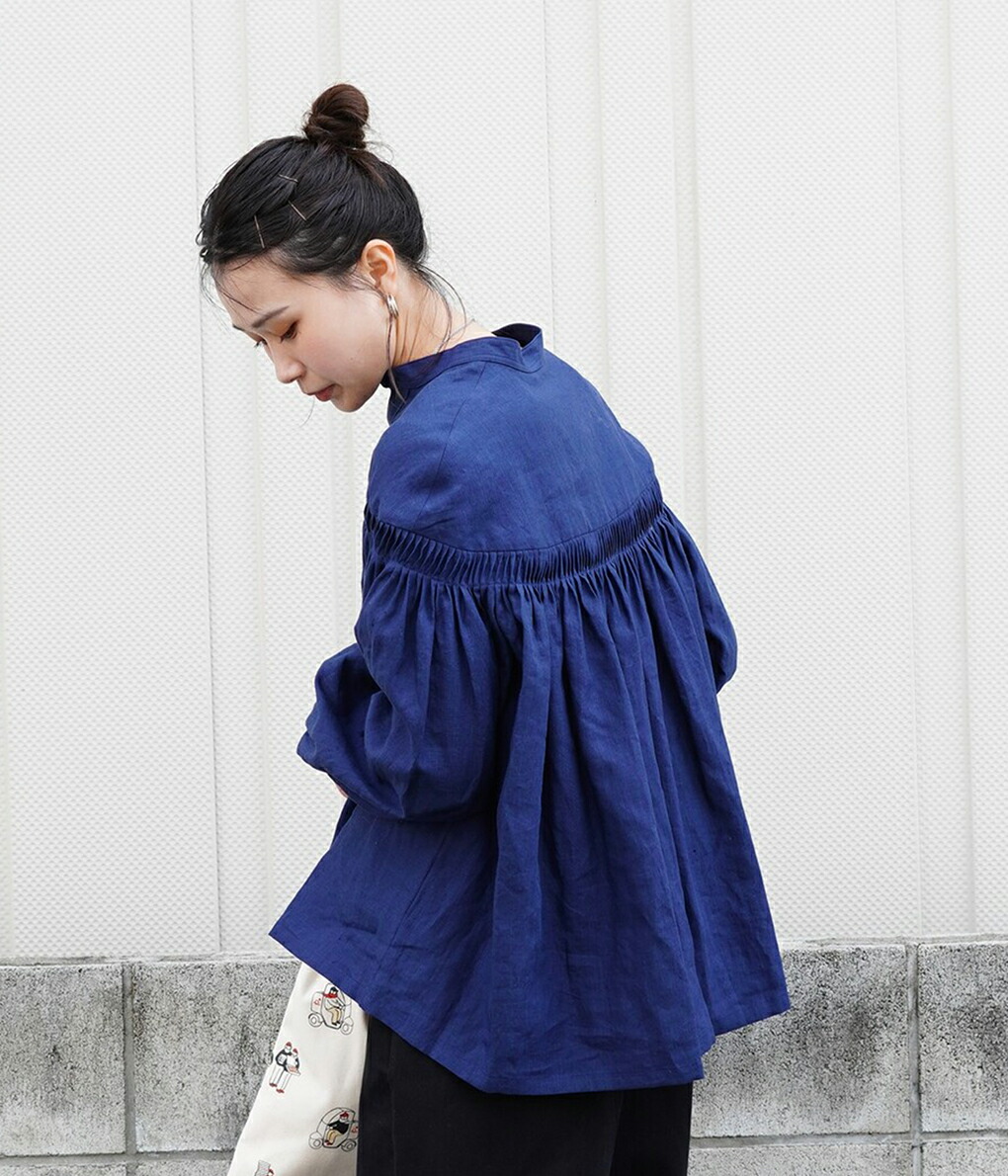 Scye / サイ ベーシックス ： 【レディース】Linen Tucked Half