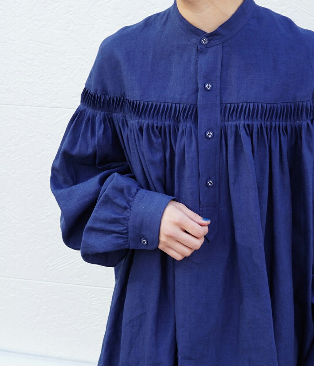 Scye / サイ ベーシックス ： 【レディース】Linen Tucked Half