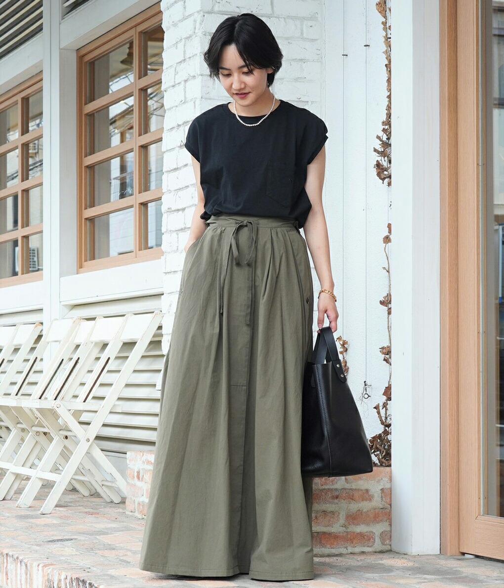 CLANE / クラネ ： 【レディース】2WAY MILITARY VOLUME SKIRT