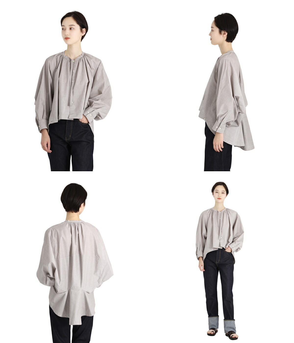 beautiful people - 美品 22SS beautiful people ビューティフルピープル 2WAYタイプ ハーフスリーブ フリルブラウス シャツ 1245106031 36 ブラック レディース 古着 中古 USED beautiful people / ビューティフルピープル ： 【レディース
