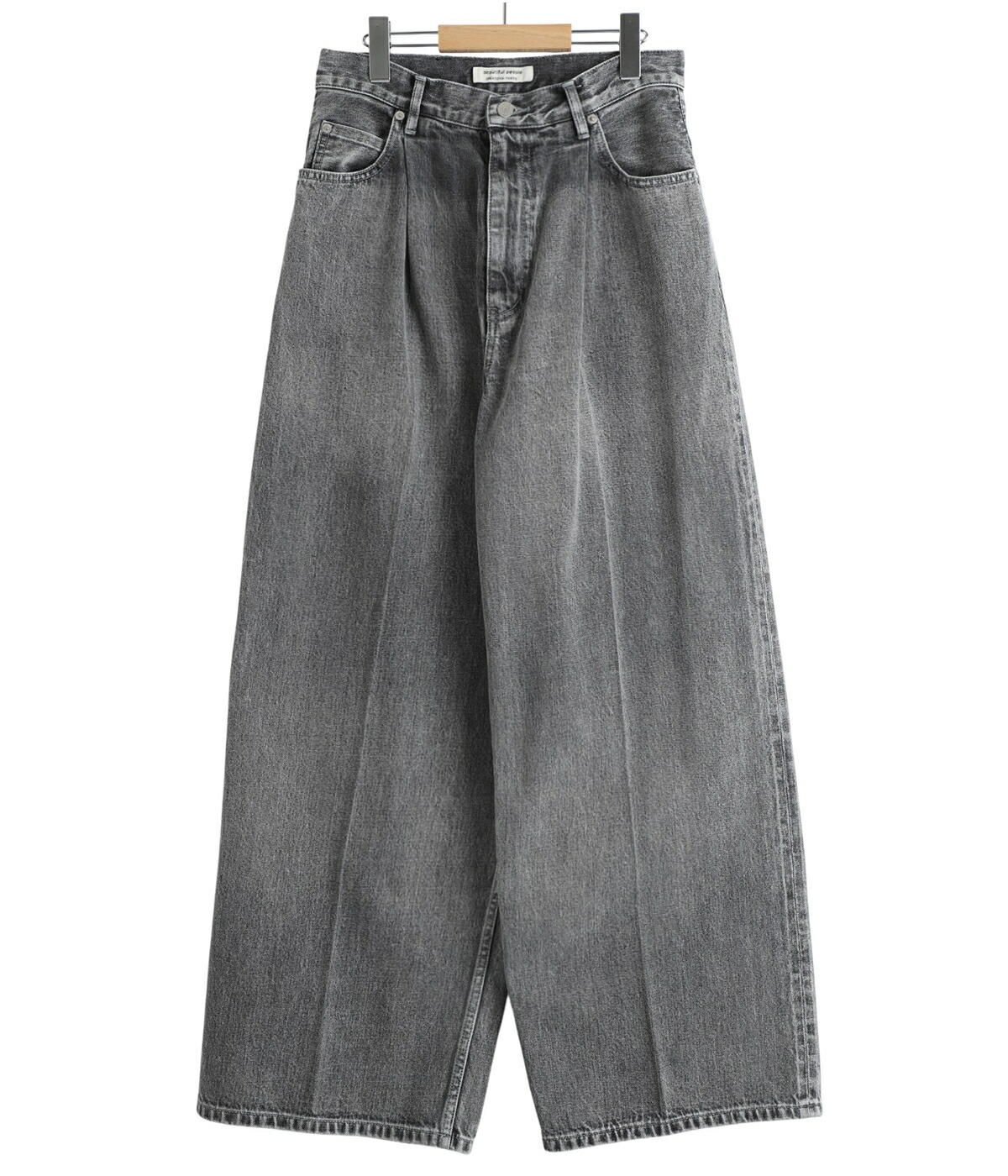 beautiful people / ビューティフルピープル ： selvedge denim trousers fit ： 1545105031の画像