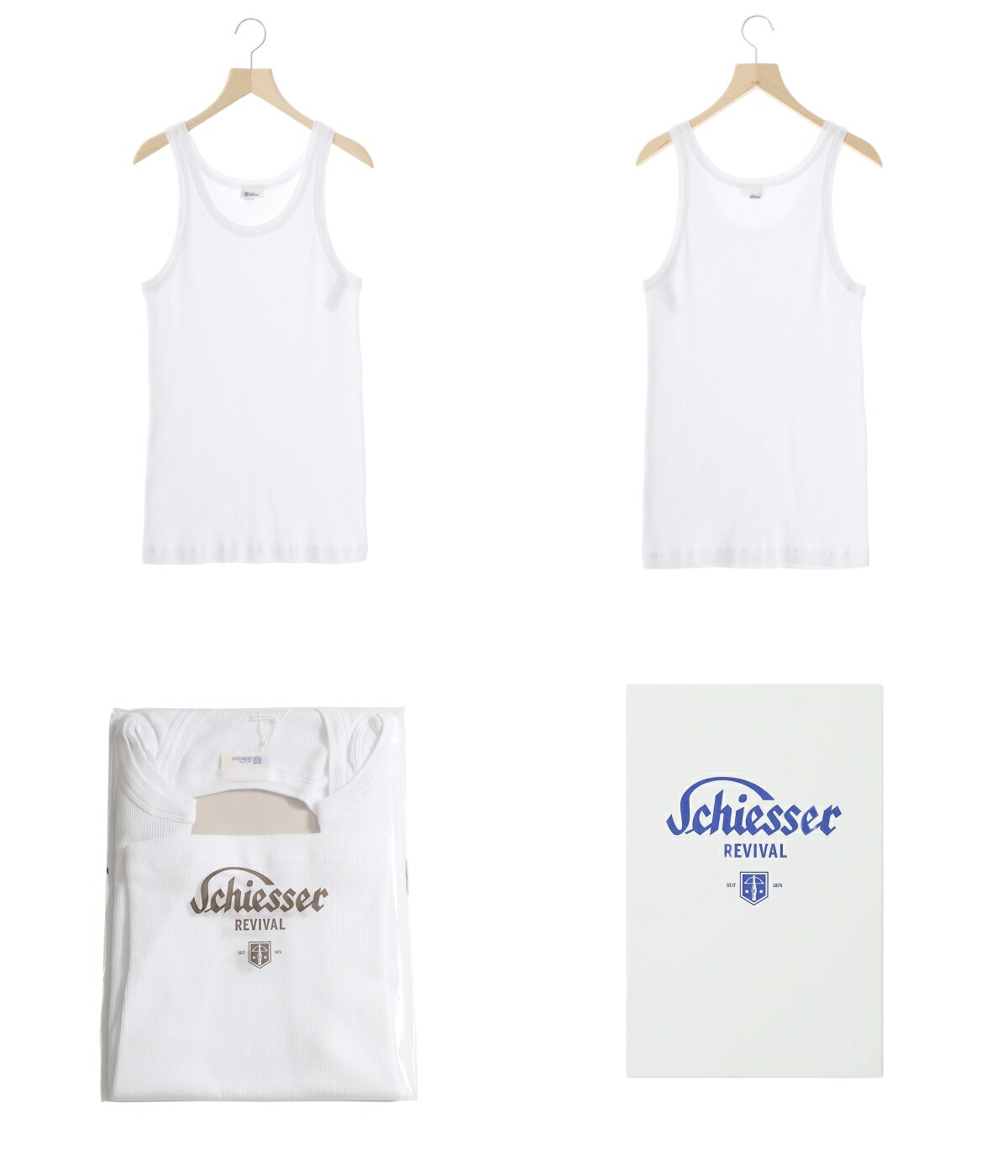 Schiesser Revival / シーサー・リバイバル ： Friedrich Tank Top 
