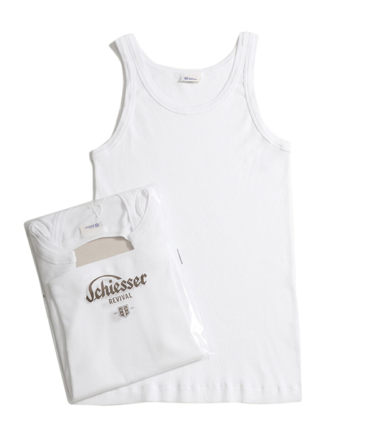 Schiesser Revival / シーサー・リバイバル ： Friedrich Tank Top ： 160909 | Schiesser Revival | 01