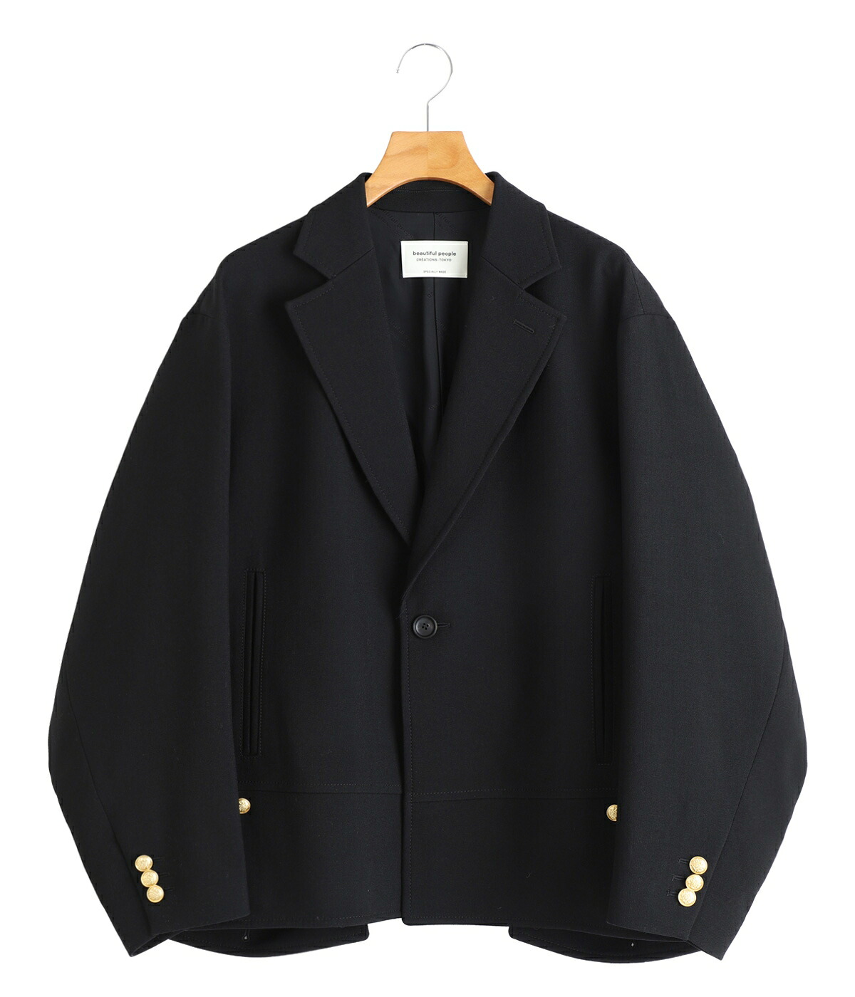 beautiful people / ビューティフルピープル ： [レディース]double-end wool double cloth tailored jacket ： 1646101006 | beautiful people | 01