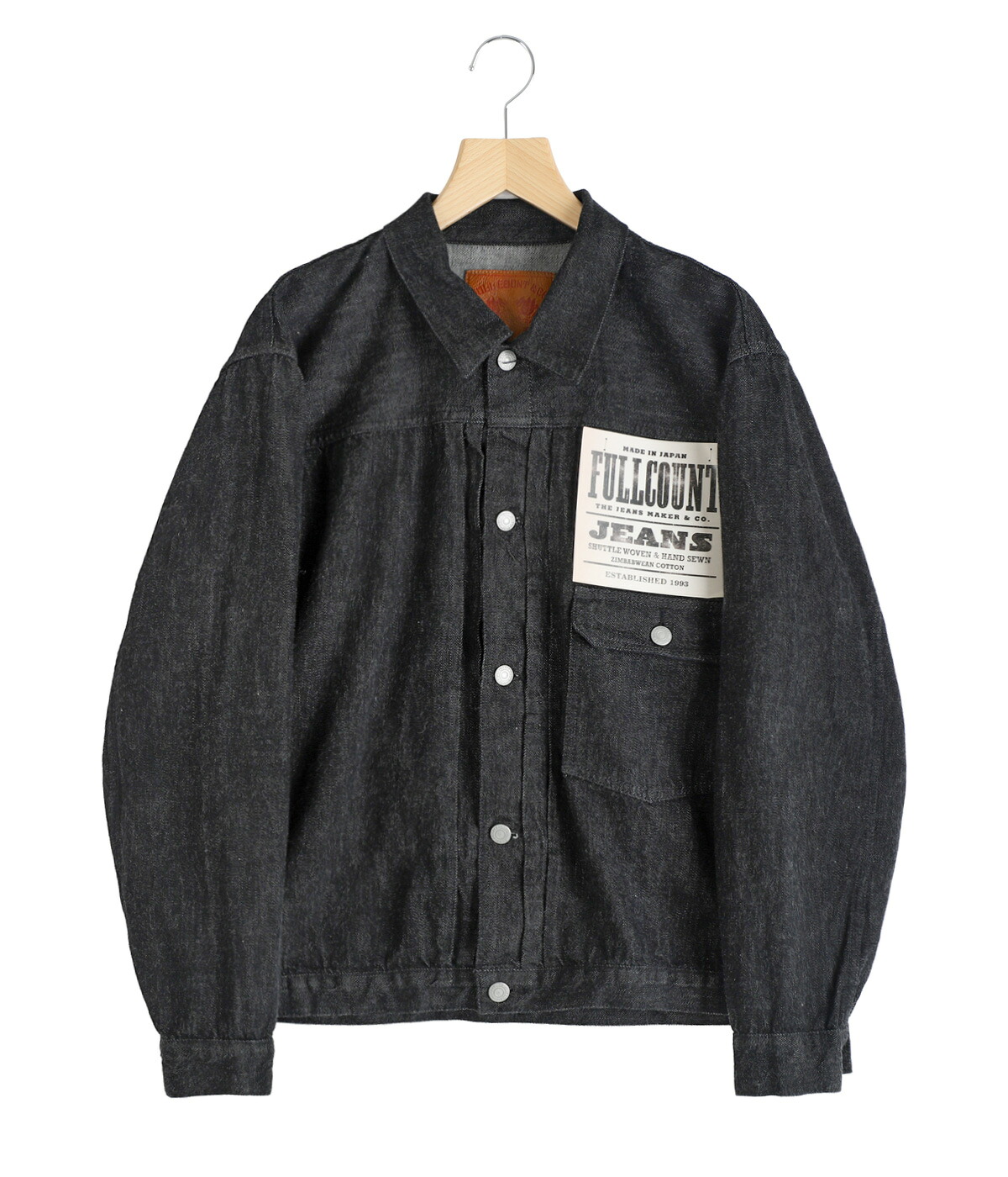 FULLCOUNT（フルカウント） ： Type 1 Black Denim Jacket (Super