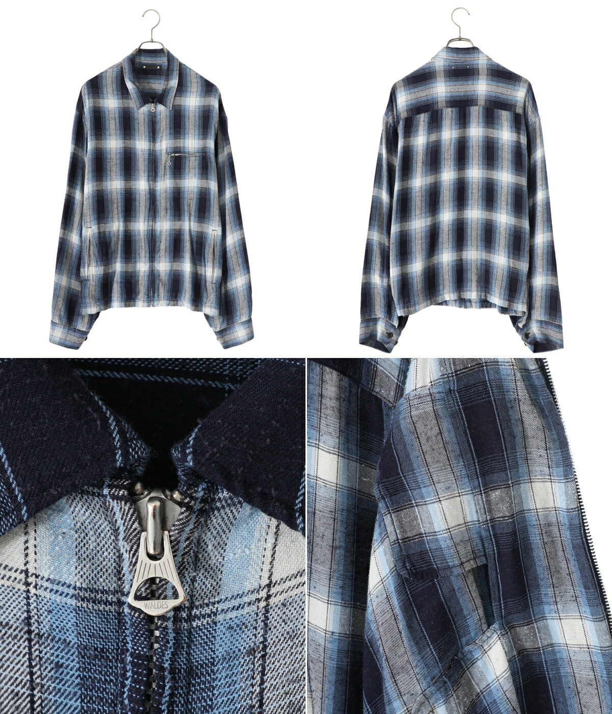 MINEDENIM / マインデニム ： RS.Nep Check Loose Harrington JKT ： 2303-8004