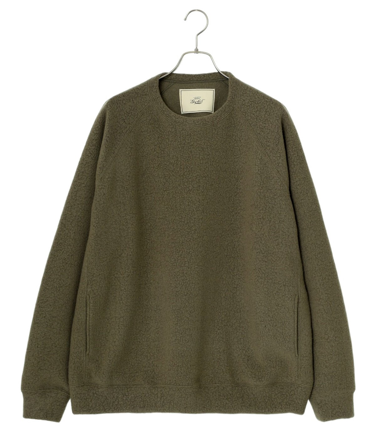 東洋エンタープライズ GOLD / ゴールド ： WOOL SUPER140's RAGLAN CREW NECK SHIRT / 全2色：  23B-GL69234