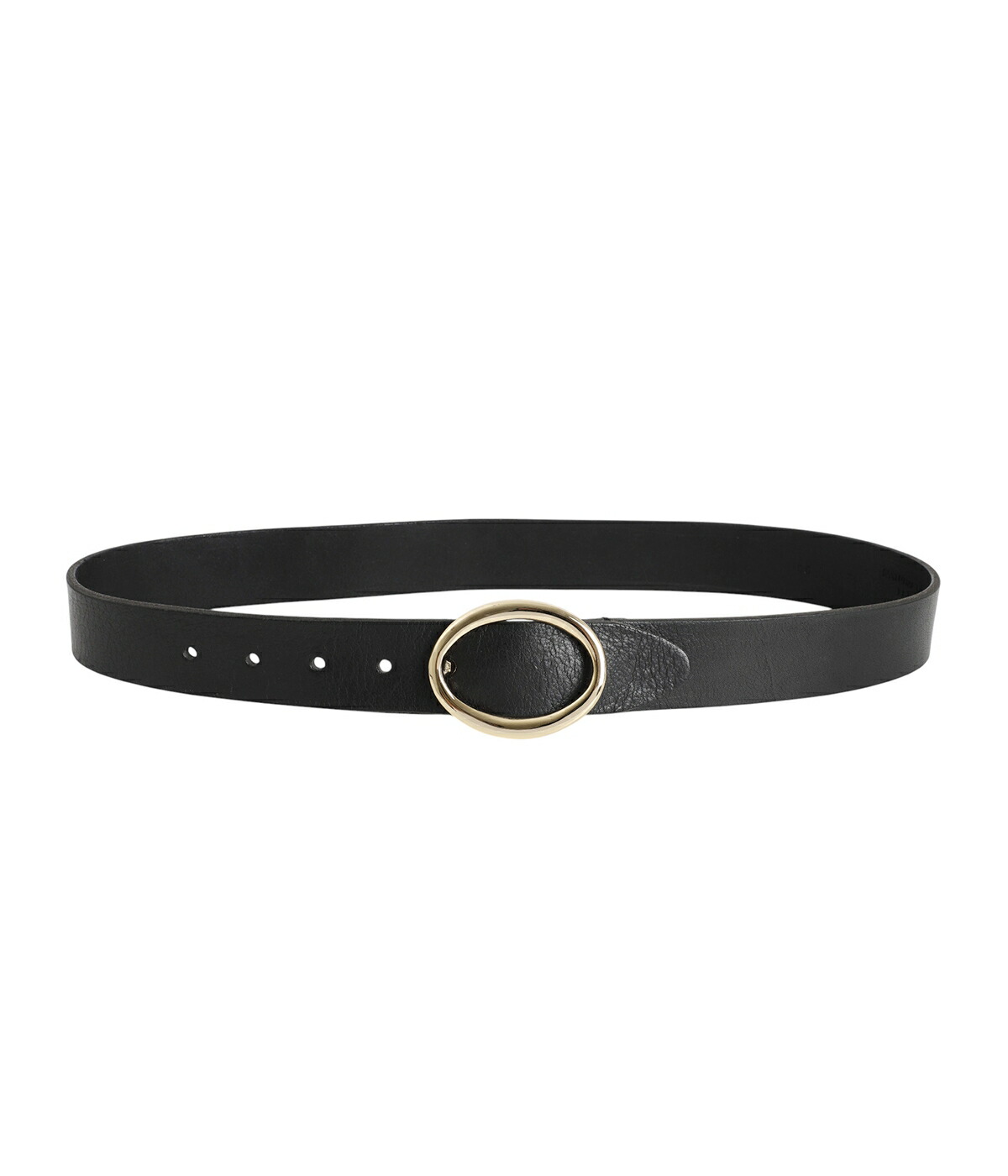 PHOTOCOPIEU / フォトコピュー ： [レディース]OVAL BUCKLE LEATHER BELT ： 242BBL | PHOTOCOPIEU | 01