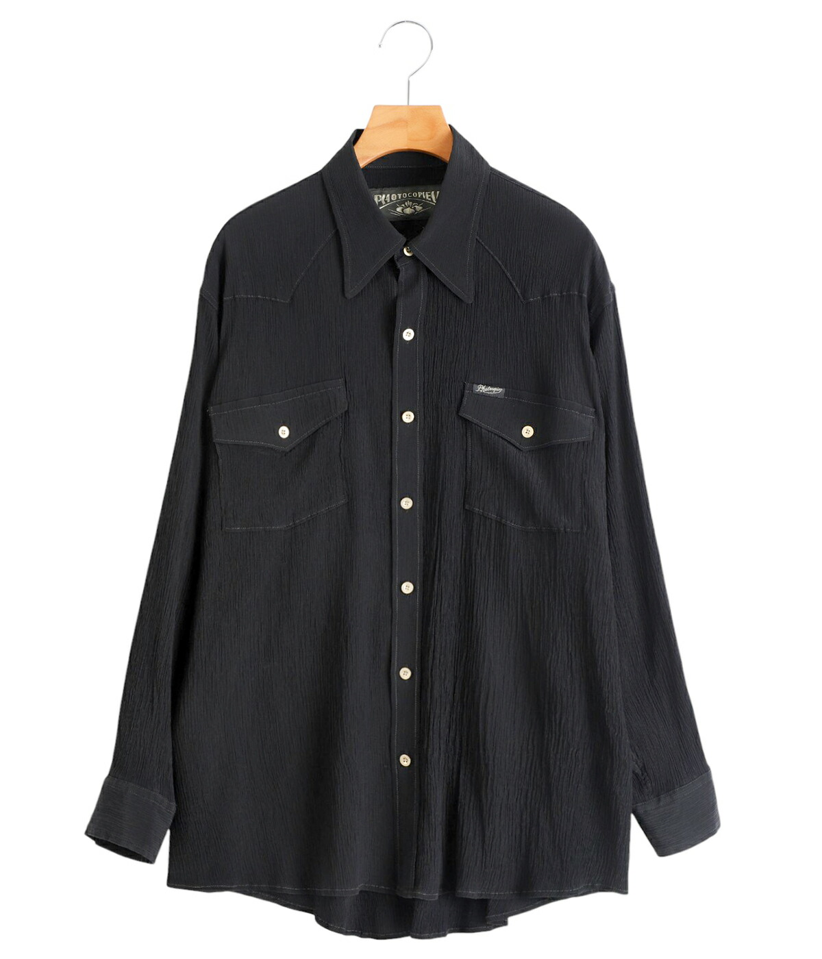 【P10倍】PHOTOCOPIEU /フォトコピュー： [レディース]COLOR STICHING SHIRT ： 252WRN | PHOTOCOPIEU | 01