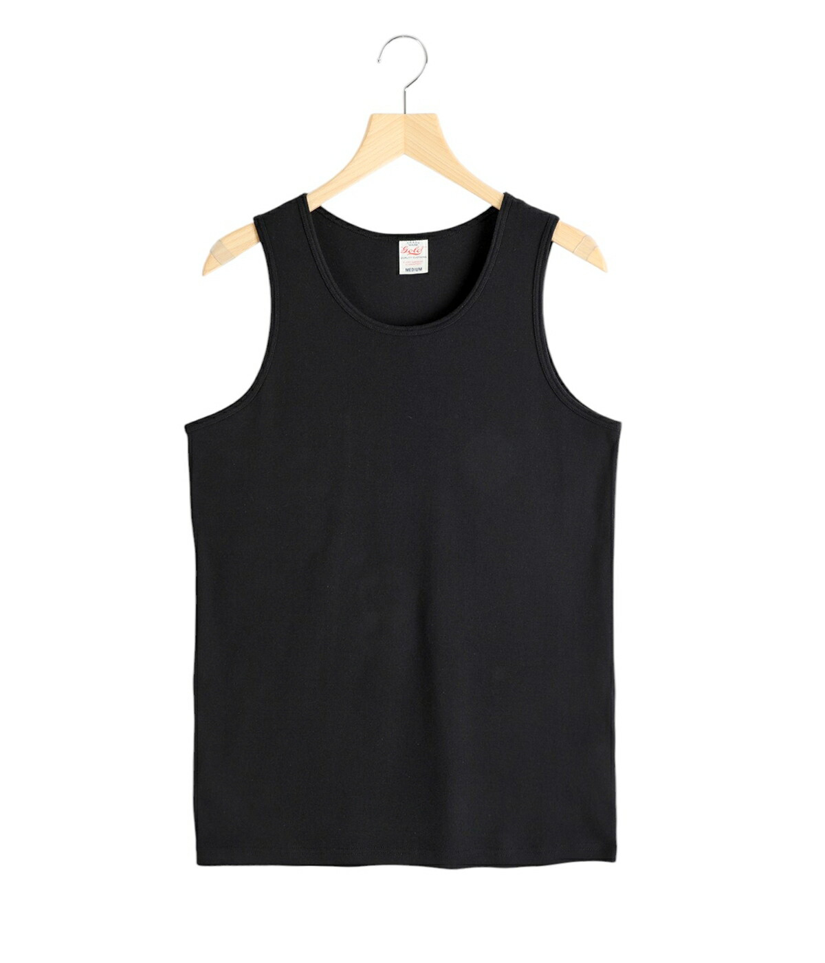 GOLD / ゴールド ： 30/1 ORGANIC COTTON 1-PACK REGULAR TANKTOP / 全2色 ： 25A-GL79311[コンパクト]_2