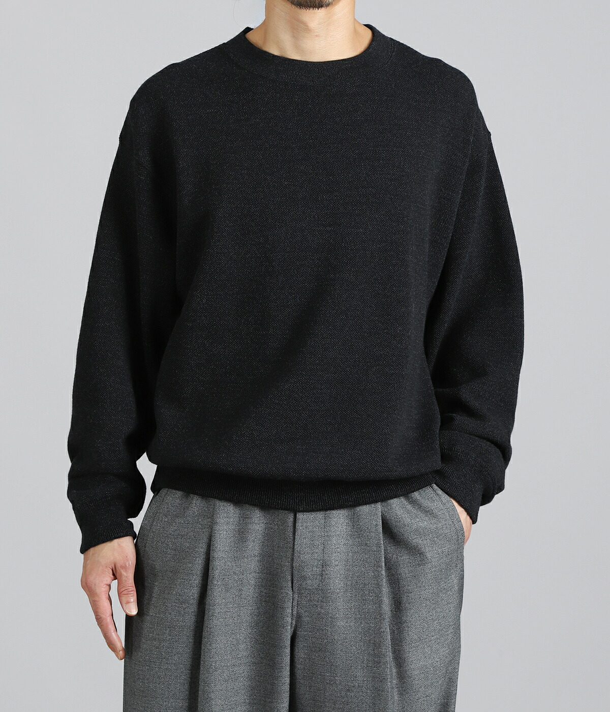 crepuscule（クレプスキュール） ： Co/Wo Moss Stitch P/O / 全2色