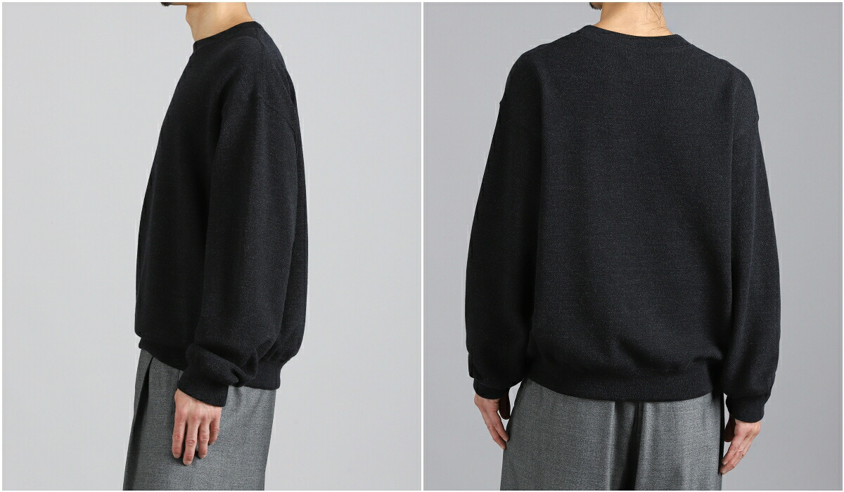 crepuscule（クレプスキュール） ： Co/Wo Moss Stitch P/O / 全2色