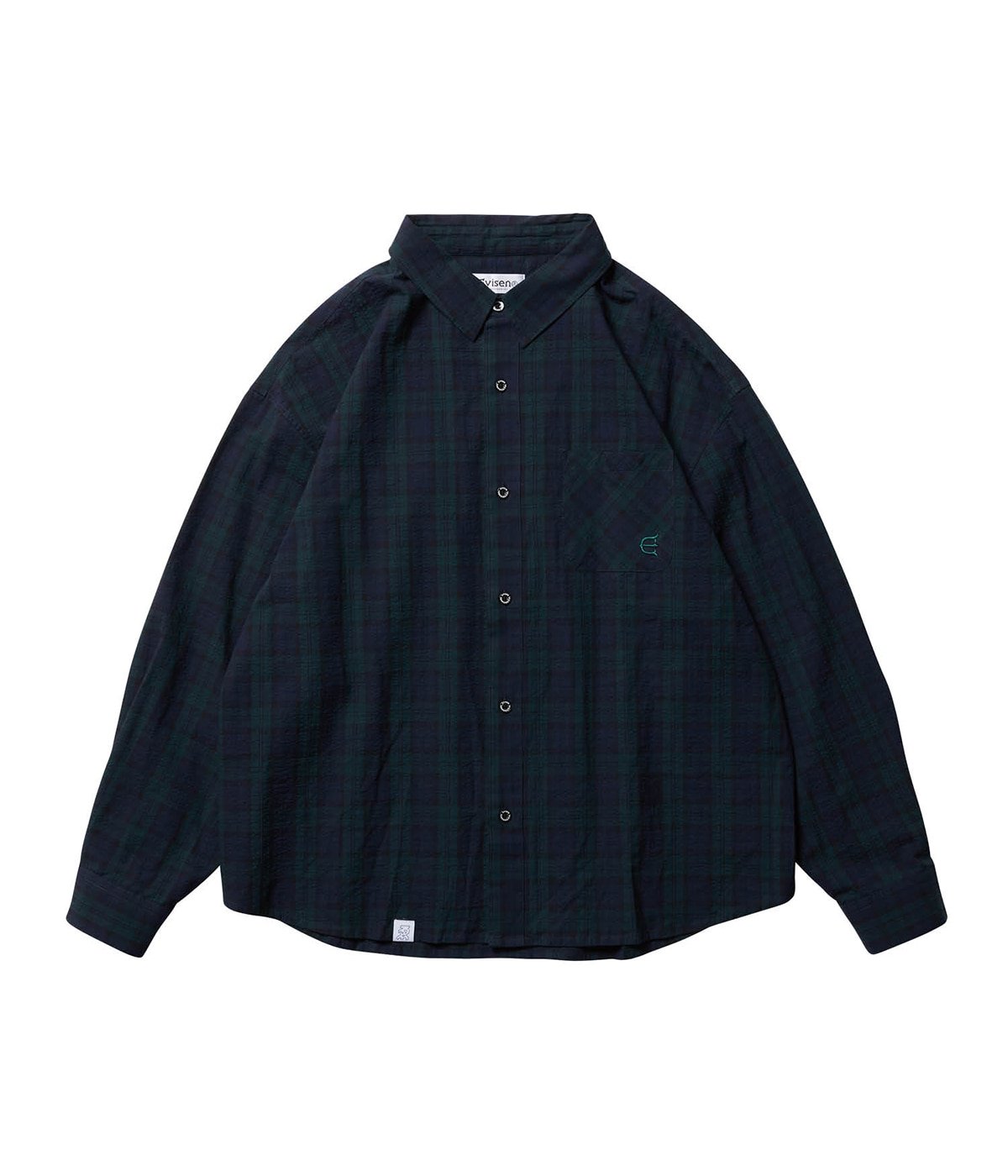 Evisen Skateboardsゑ / エビセン スケートボード ： EVISEN / SEERSUCKER PLAID L/S SHIRT ： 8373-E｜arknets｜02