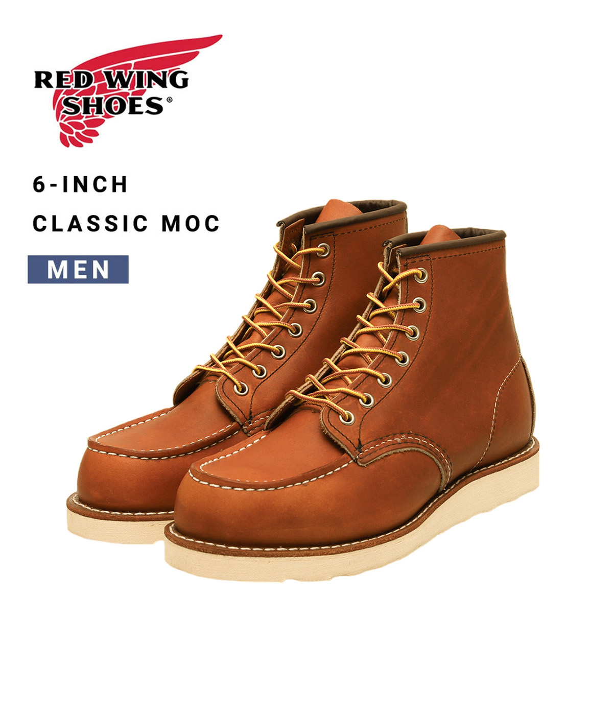 RED WING / レッドウィング ： 6&quot; CLASSIC MOC No.875 ： 875