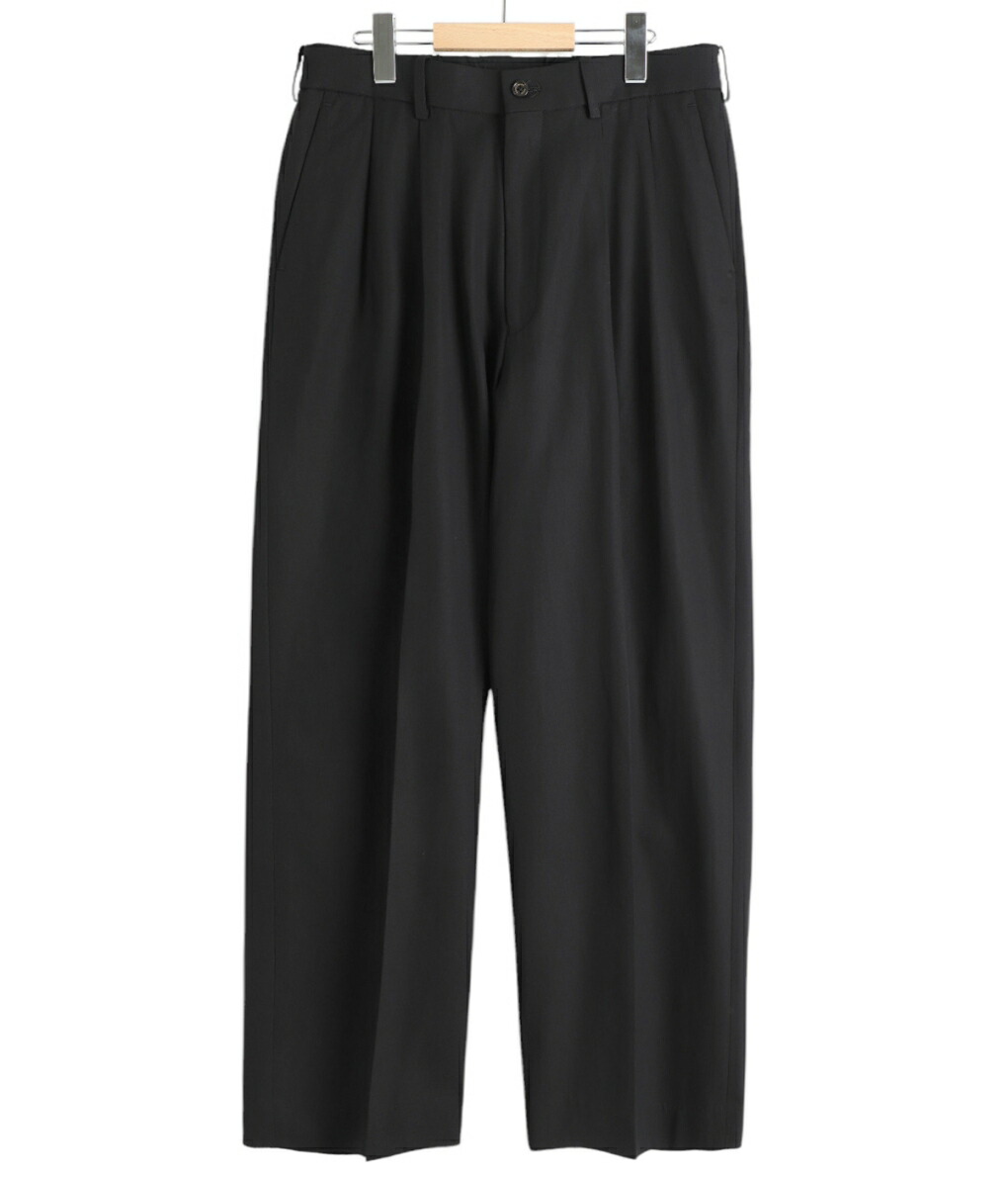 ＼2日間限定！P10倍！／MARKAWARE / マーカウェア ： CLASSIC FIT DOUBLE PLEATED TROUSERS ： A25A05PT01C[MUS][WIS] | markaware | 01