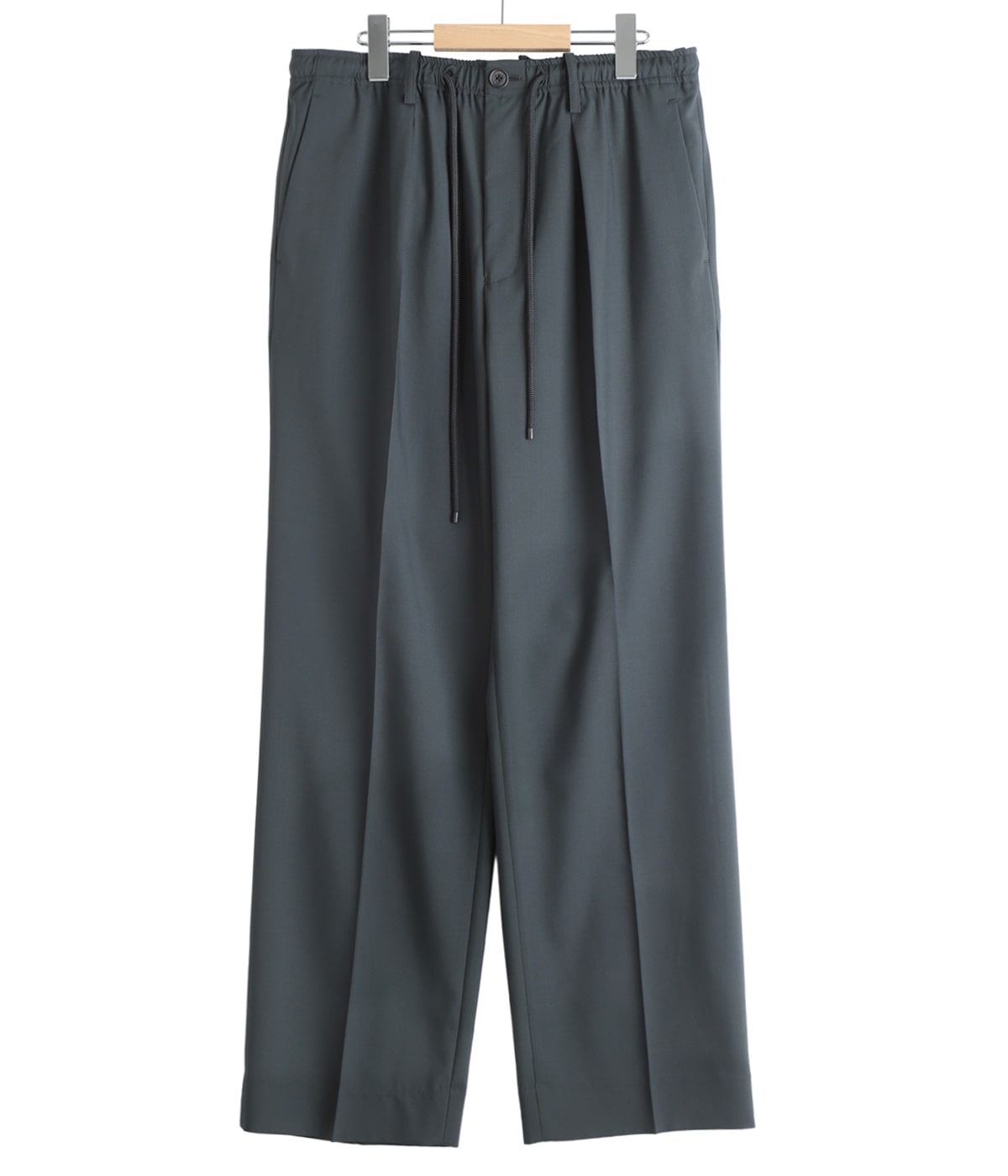 MARKAWARE / マーカウェア ： ONE TUCK TAPERED EASY PANTS -ORGANIC WOOL 2/80 TROPICAL- / 全2色 ： A26B04PT01Cの画像