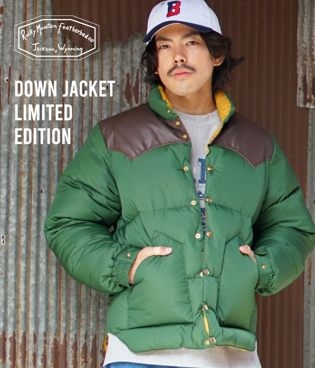 ROCKY MOUNTAIN FEATHER BED / ロッキーマウンテンフェザーベッド ： DOWN JACKET LIMITED EDITION  ： 290-222-50