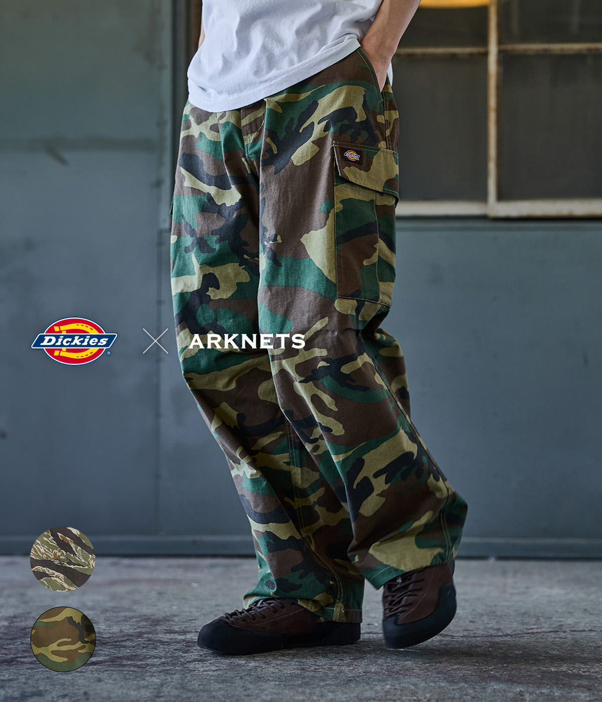 Dickies（ディッキーズ） ： 別注 6 POCKET WIDE CARGO PANTS