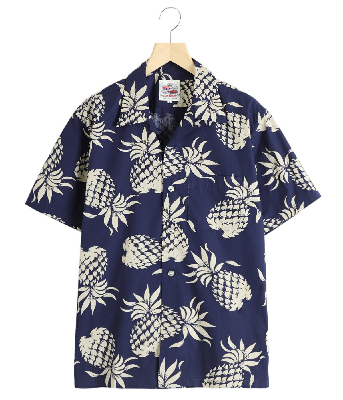 DUKE KAHANAMOKU / デューク カハナモク ： S/S COTTON OPEN SHIRT DUKE’S PINEAPPLE / 全2色 ： DK37811 | DUKE KAHANAMOKU | 02
