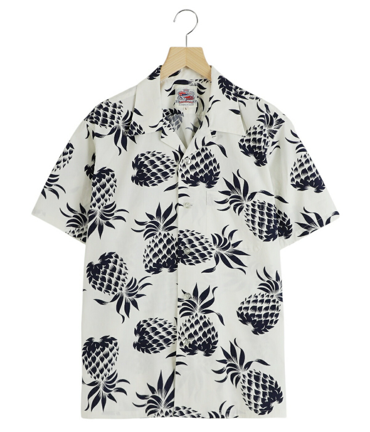 DUKE KAHANAMOKU / デューク カハナモク ： S/S COTTON OPEN SHIRT DUKE’S PINEAPPLE / 全2色 ： DK37811 | DUKE KAHANAMOKU | 01
