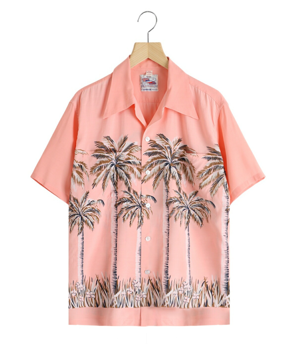 DUKE KAHANAMOKU / デューク カハナモク ： S/S RAYON HAWAIIAN SHIRT “PALM TREE“ ： DK39448 | DUKE KAHANAMOKU | 01