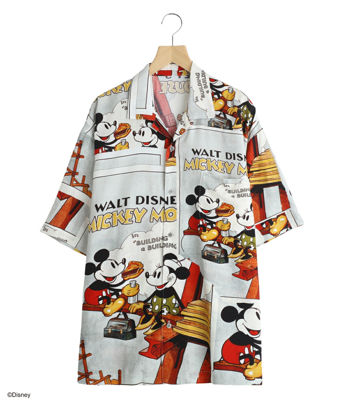 PORTER CLASSIC / ポータークラシック ： DISNEY VP / PC ALOHA COLLECTION ALOHA SHIRT / MICKEY & MINNIE ： DP-024-3964の画像
