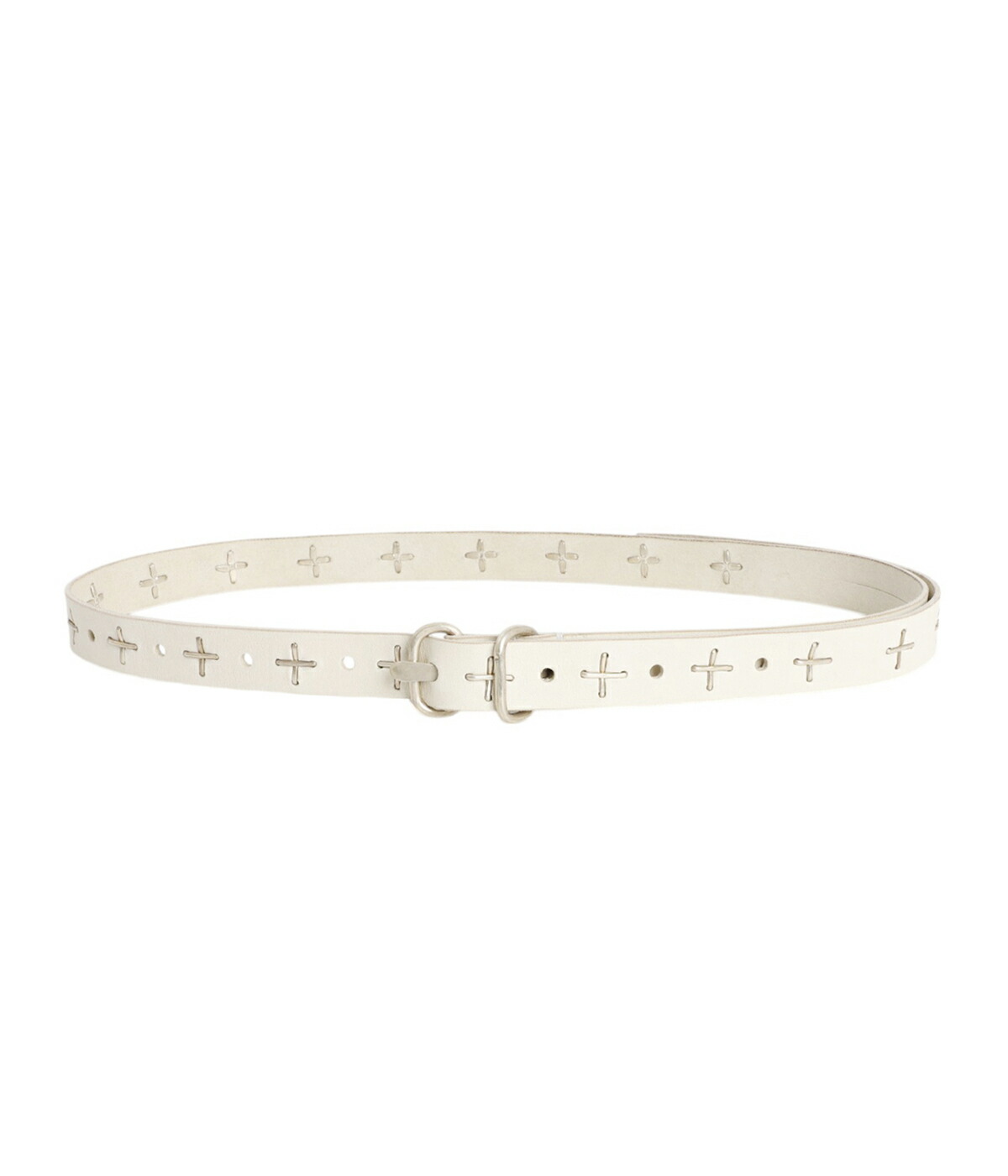 m.a+（エムエークロス） ： “+“ studded double oval buckle med