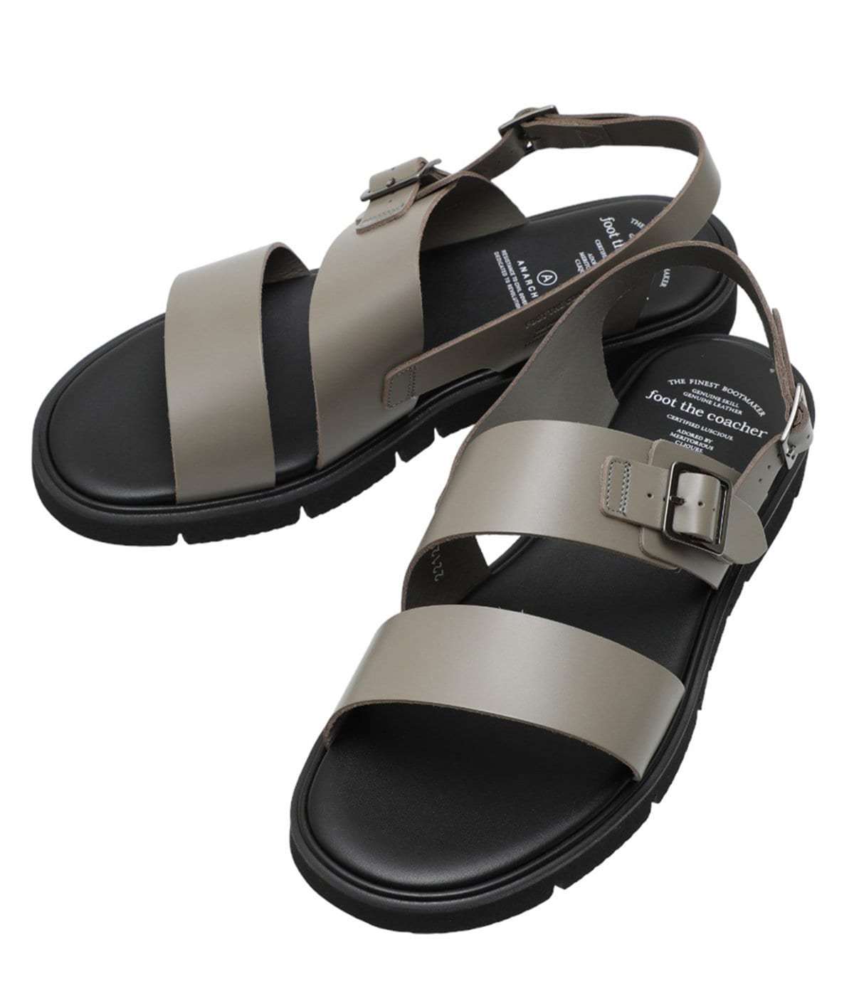 OPEN TOE SANDALS(GLOXI CUT SOLE) | foot the coacher(フットザ