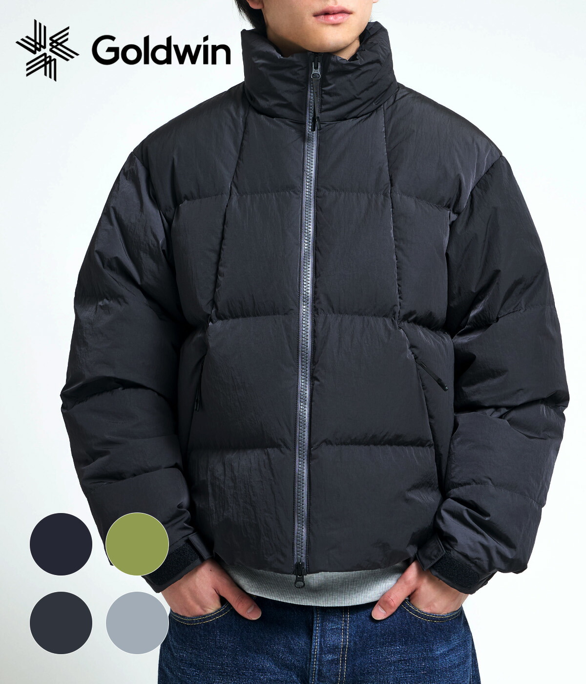 【P10倍】GOLDWIN / ゴールドウイン ： Dope Dyed Ripple Nylon Down Jacket / 全4色 ： GL25339 | GOLDWIN | 03