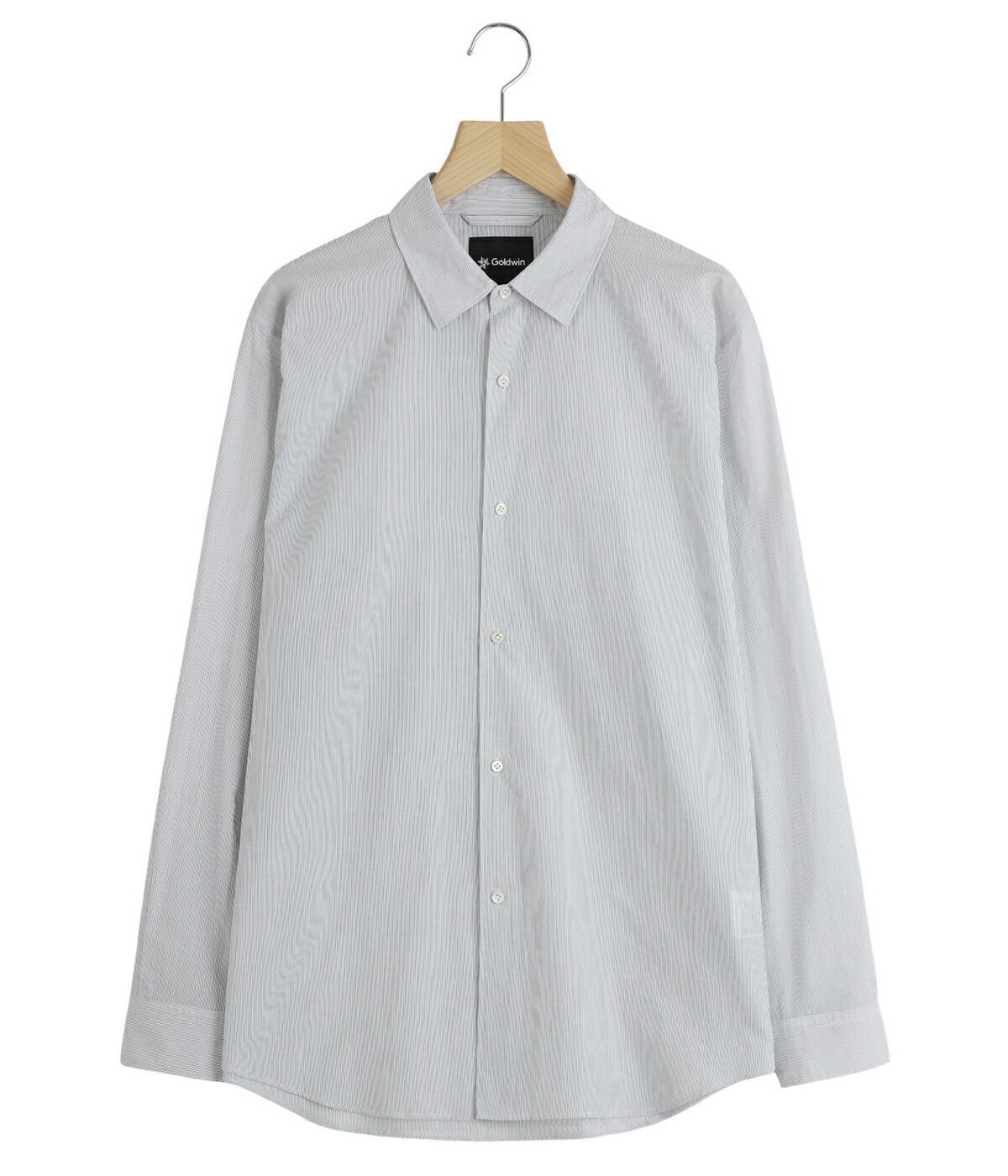 Goldwin / ゴールドウイン ： Fine Cotton Seersucker Striped Shirt ： GL56147 | GOLDWIN | 01
