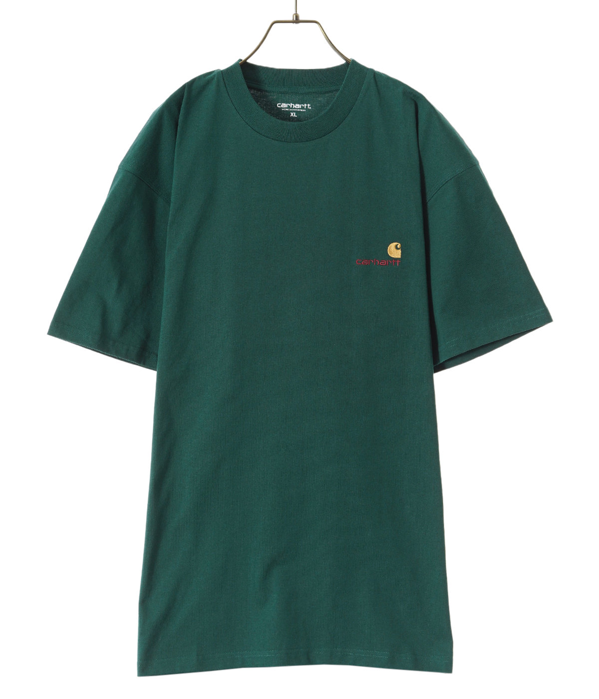 【carhartt】\"S/S Signature Script\"胸ロゴ刺繍付きTシャツ/5色 carhartt】S/S Signature Script胸ロゴ刺繍付きTシャツ/5色